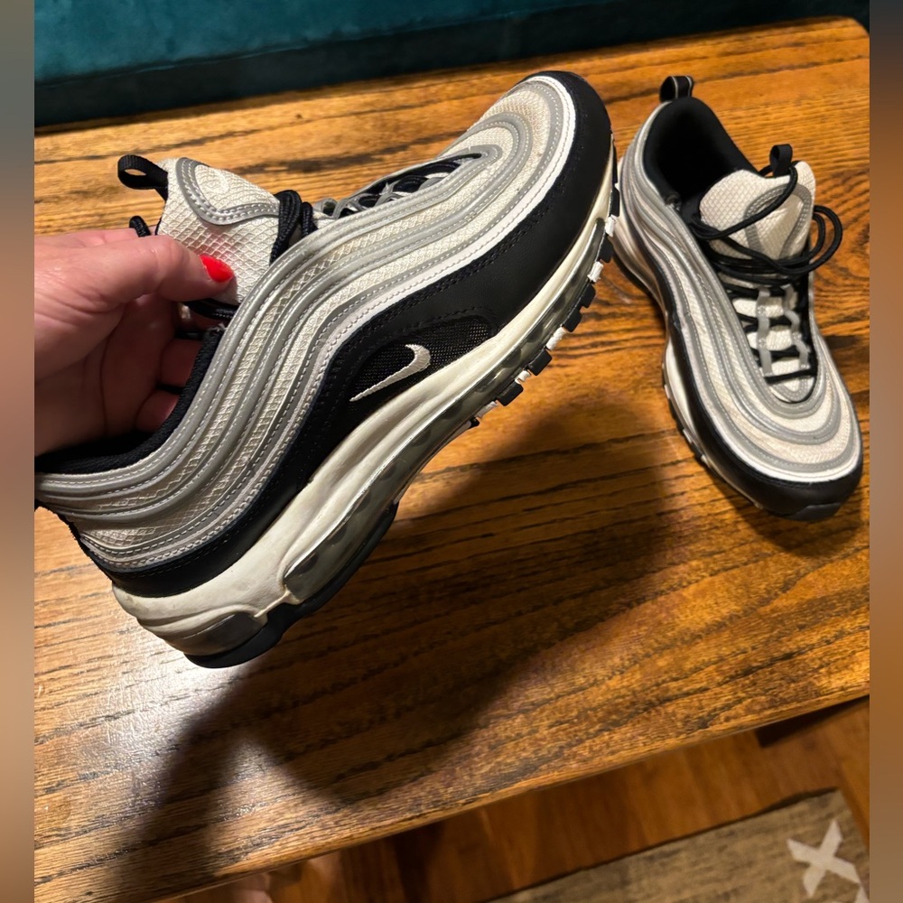 Nike Air Max 97 - Reflective Silver / Black - Size 10